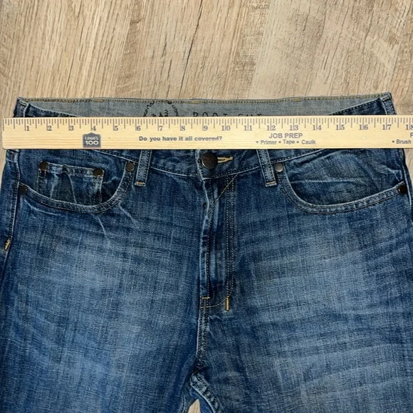 Wrangler Dark Washed Bootcut Jeans 34x32 - Picture 3 of 5